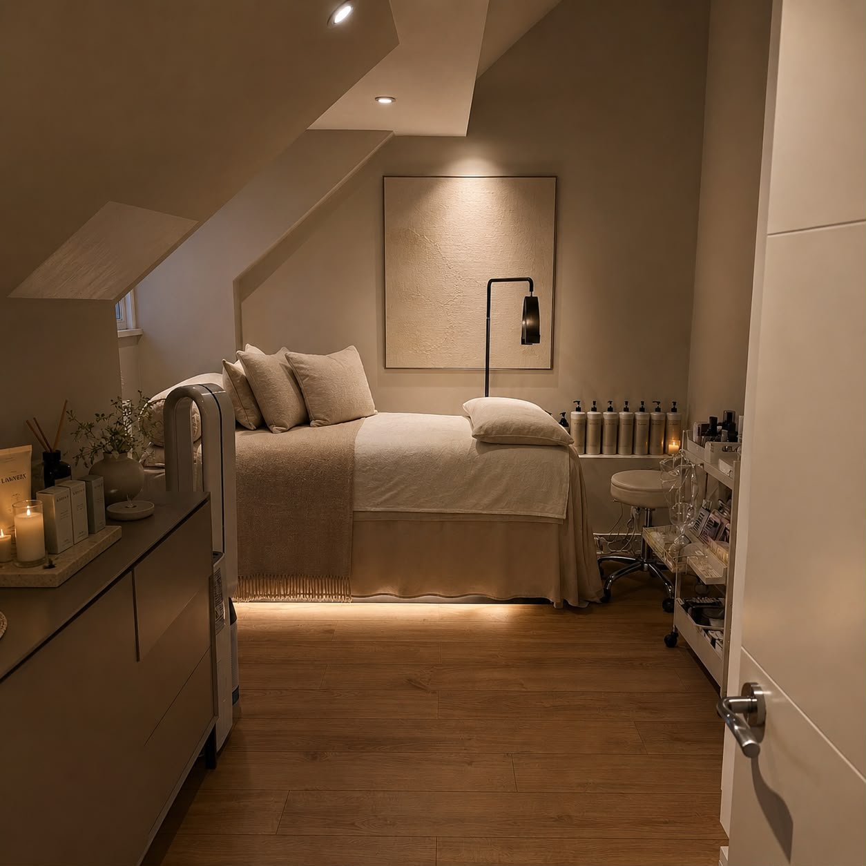 Megan's private home studio in Golders Green, London
